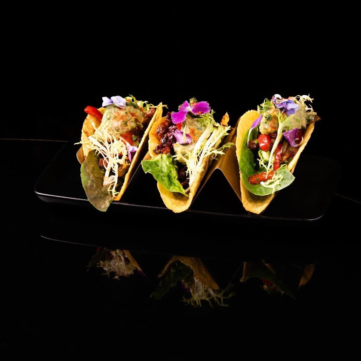 Tacos, three ways